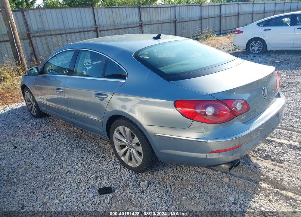 2012 VOLKSWAGEN CC SPORT VIN: WVWMP7AN5CE506981