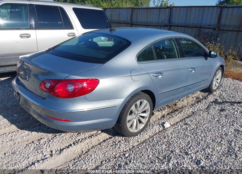 2012 VOLKSWAGEN CC SPORT VIN: WVWMP7AN5CE506981