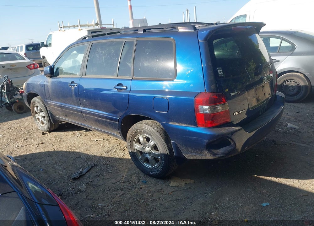 2007 TOYOTA HIGHLANDER V6 VIN: JTEHP21A570223402