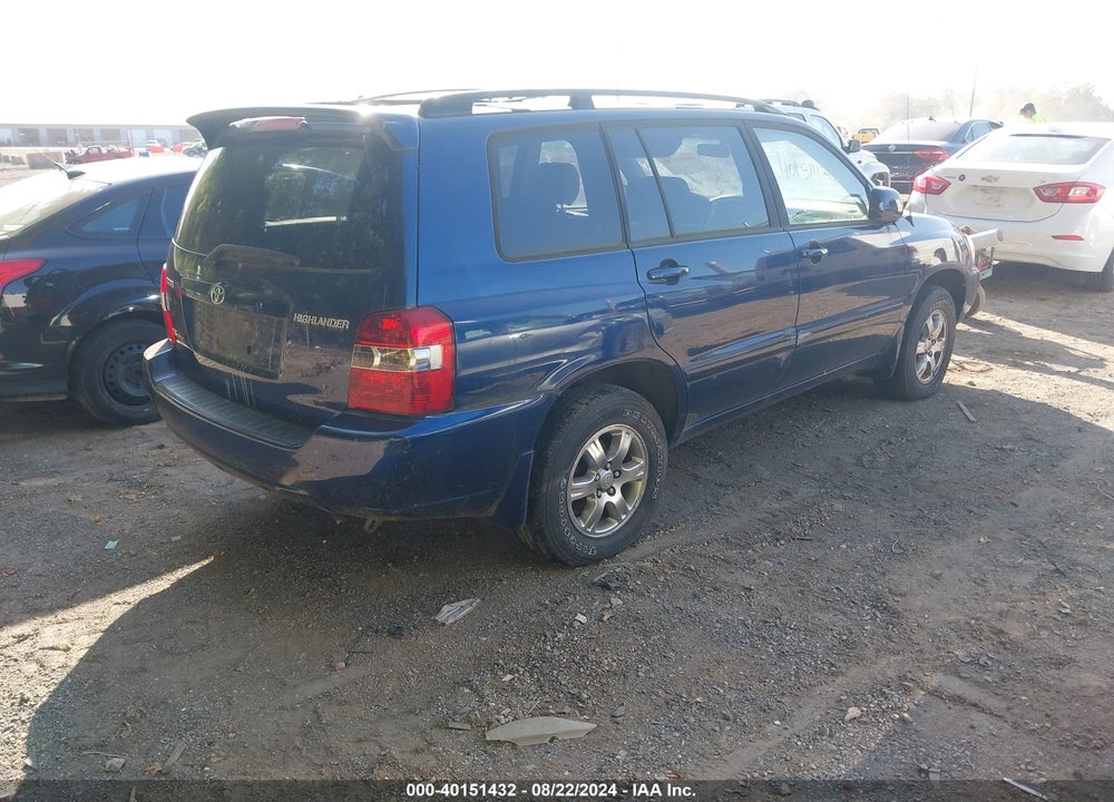 2007 TOYOTA HIGHLANDER V6 VIN: JTEHP21A570223402