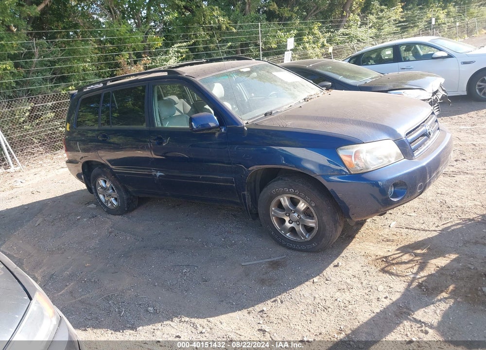2007 TOYOTA HIGHLANDER V6 VIN: JTEHP21A570223402