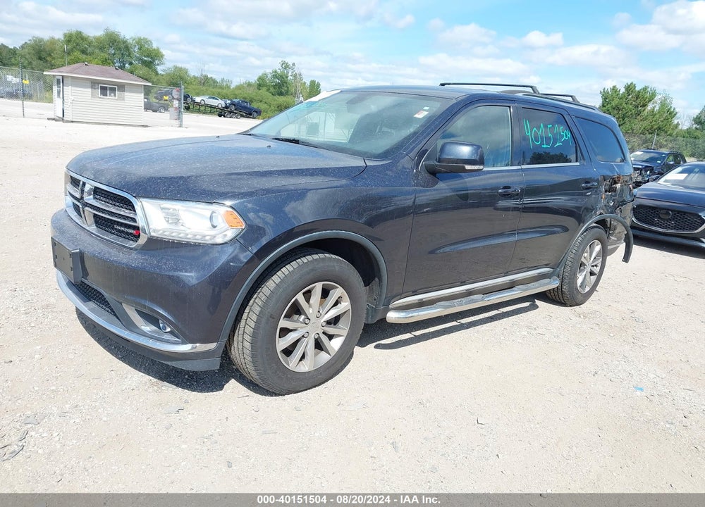 2014 DODGE DURANGO LIMITED VIN: 1C4RDJDG2EC475387
