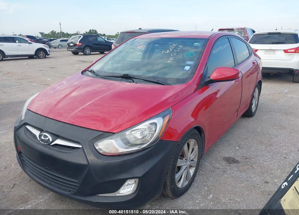 2013 HYUNDAI ACCENT GLS VIN: KMHCU4AE7DU451746