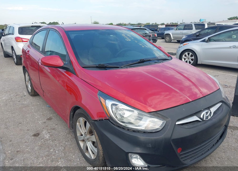 2013 HYUNDAI ACCENT GLS VIN: KMHCU4AE7DU451746