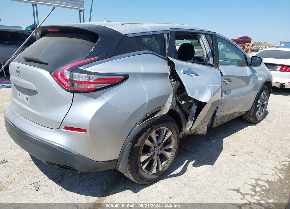 2015 NISSAN MURANO S VIN: 5N1AZ2MG7FN256561