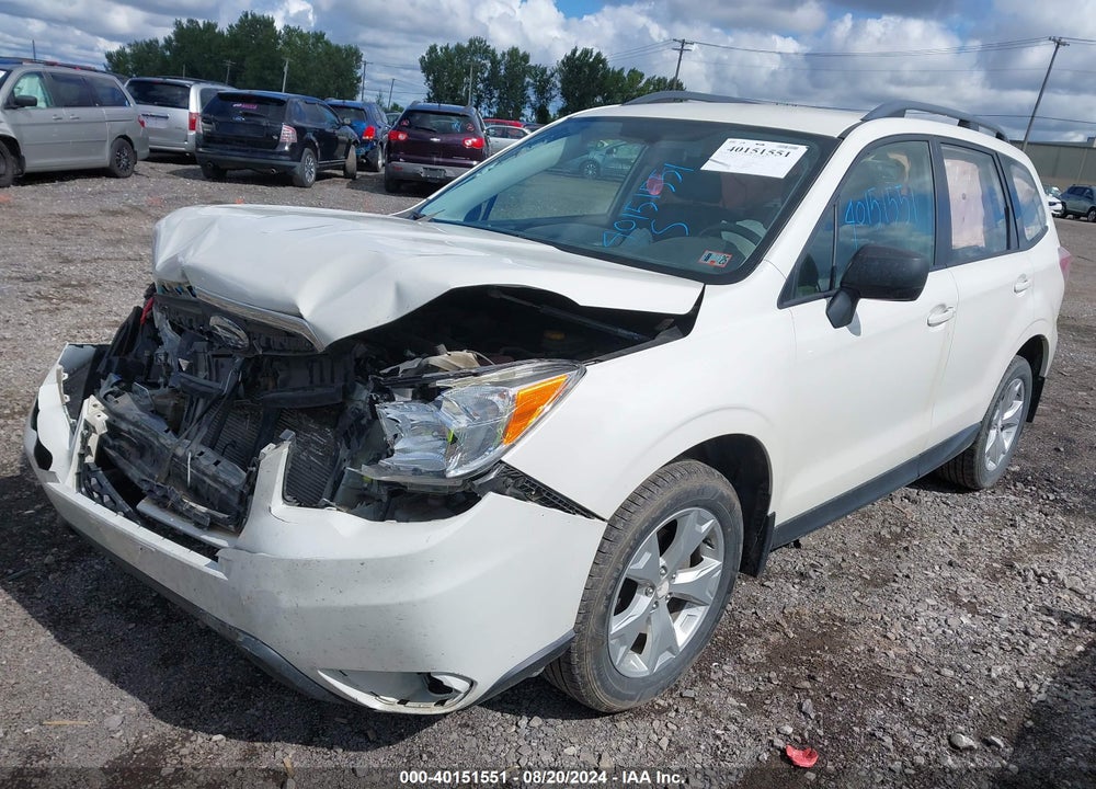 2016 SUBARU FORESTER 2.5I VIN: JF2SJABC7GH502147