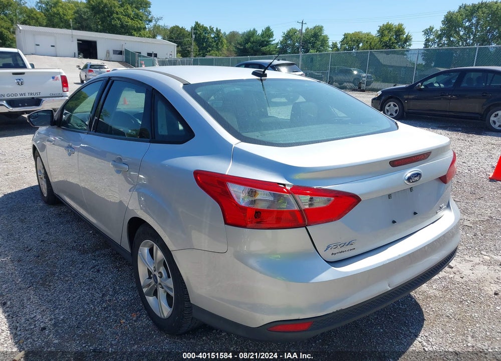 2014 FORD FOCUS SE VIN: 1FADP3F22EL392627