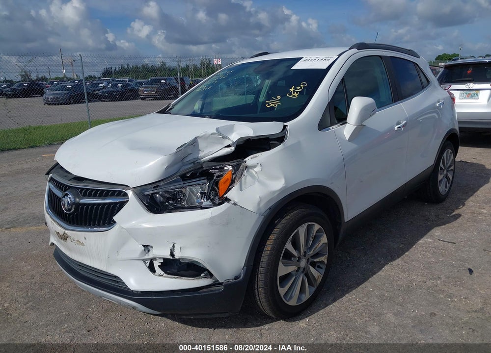 2019 BUICK ENCORE FWD PREFERRED VIN: KL4CJASB4KB707473