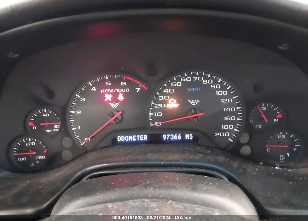1997 CHEVROLET CORVETTE VIN: 1G1YY22G3V5103319