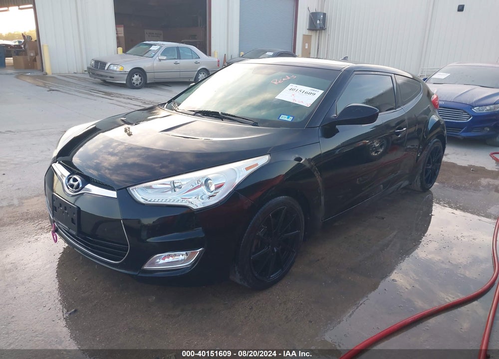 2013 HYUNDAI VELOSTER BASE W/BLACK VIN: KMHTC6AD6DU121862