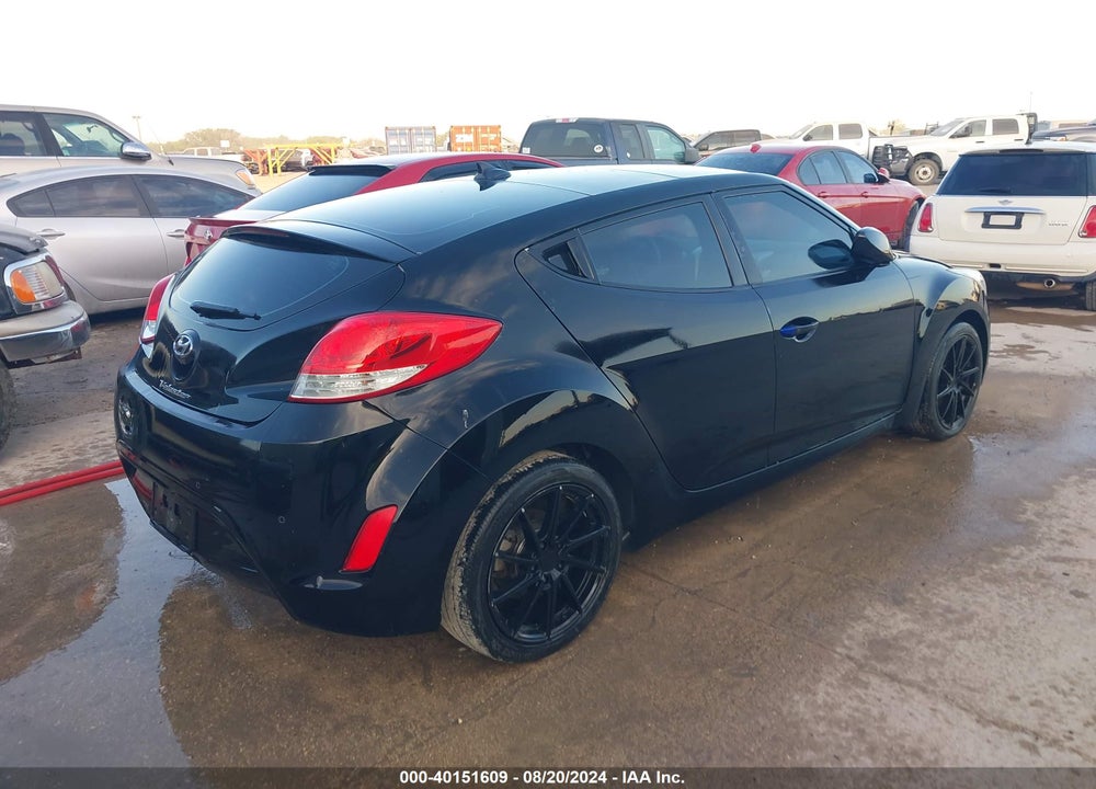 2013 HYUNDAI VELOSTER BASE W/BLACK VIN: KMHTC6AD6DU121862