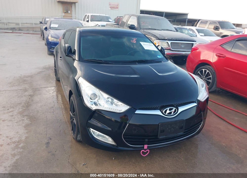 2013 HYUNDAI VELOSTER BASE W/BLACK VIN: KMHTC6AD6DU121862