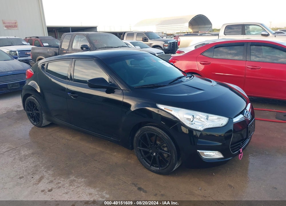 2013 HYUNDAI VELOSTER BASE W/BLACK VIN: KMHTC6AD6DU121862