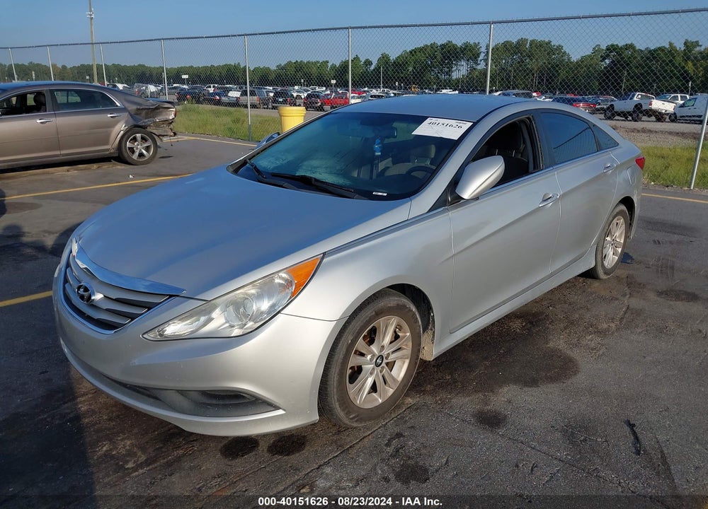 2014 HYUNDAI SONATA GLS VIN: 5NPEB4AC6EH844876