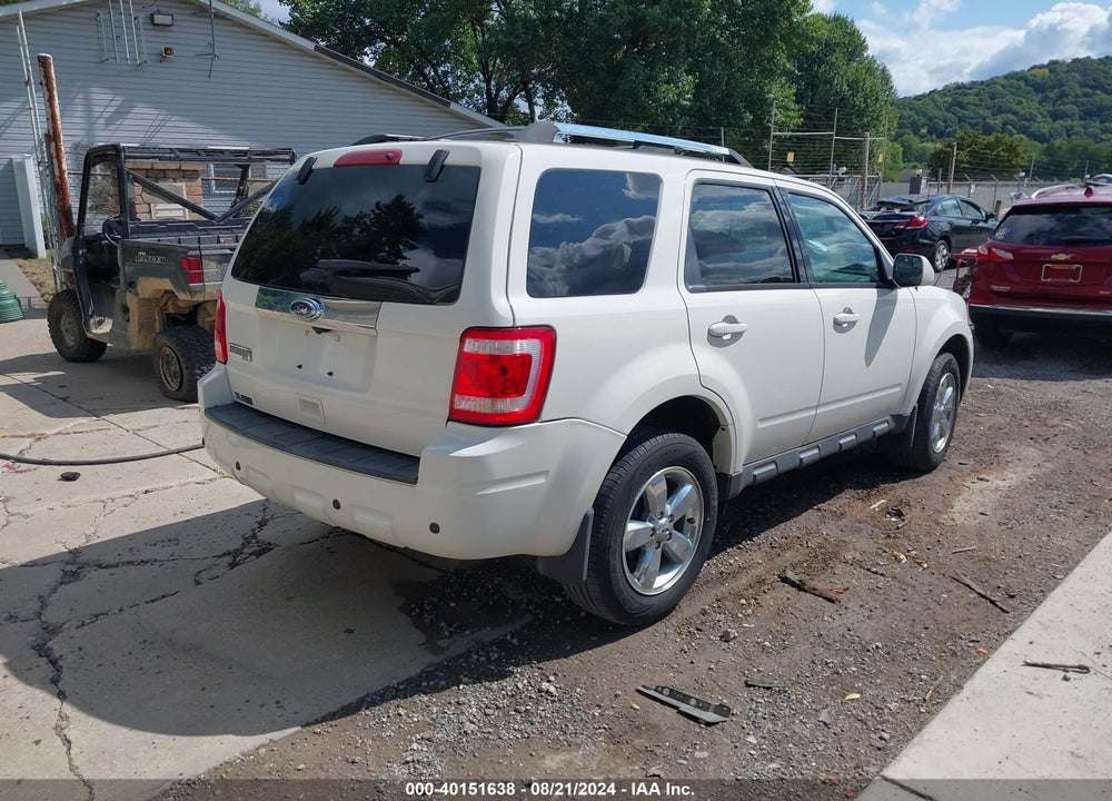 2011 FORD ESCAPE LIMITED VIN: 1FMCU0E78BKC49592