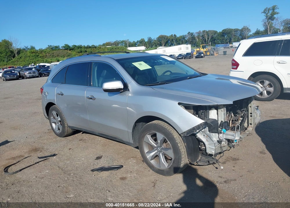 2014 ACURA MDX VIN: 5FRYD4H24EB015404