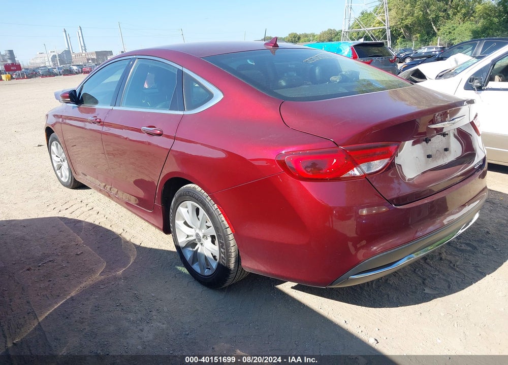 2016 CHRYSLER 200 C VIN: 1C3CCCCB6GN170576