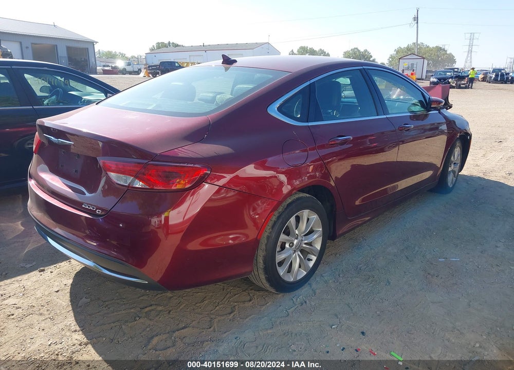 2016 CHRYSLER 200 C VIN: 1C3CCCCB6GN170576