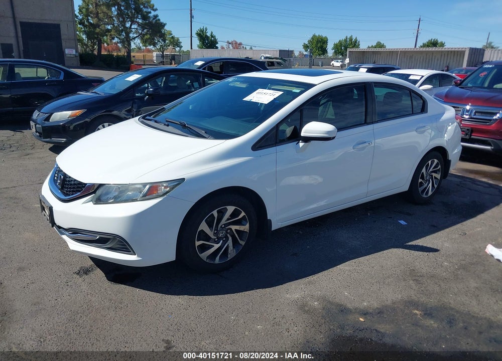 2014 HONDA CIVIC EX VIN: 19XFB2F85EE068628