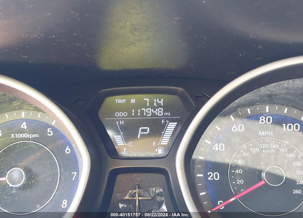 2013 HYUNDAI ELANTRA GLS VIN: KMHDH4AE6DU484388