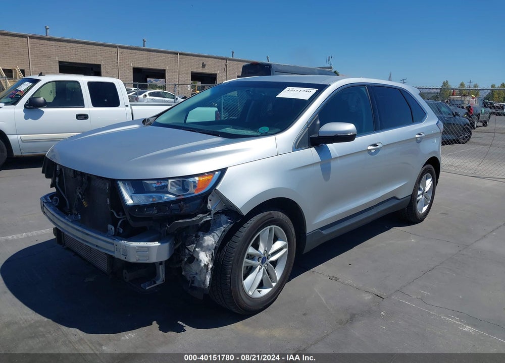 2016 FORD EDGE SEL VIN: 2FMPK3J98GBB89007