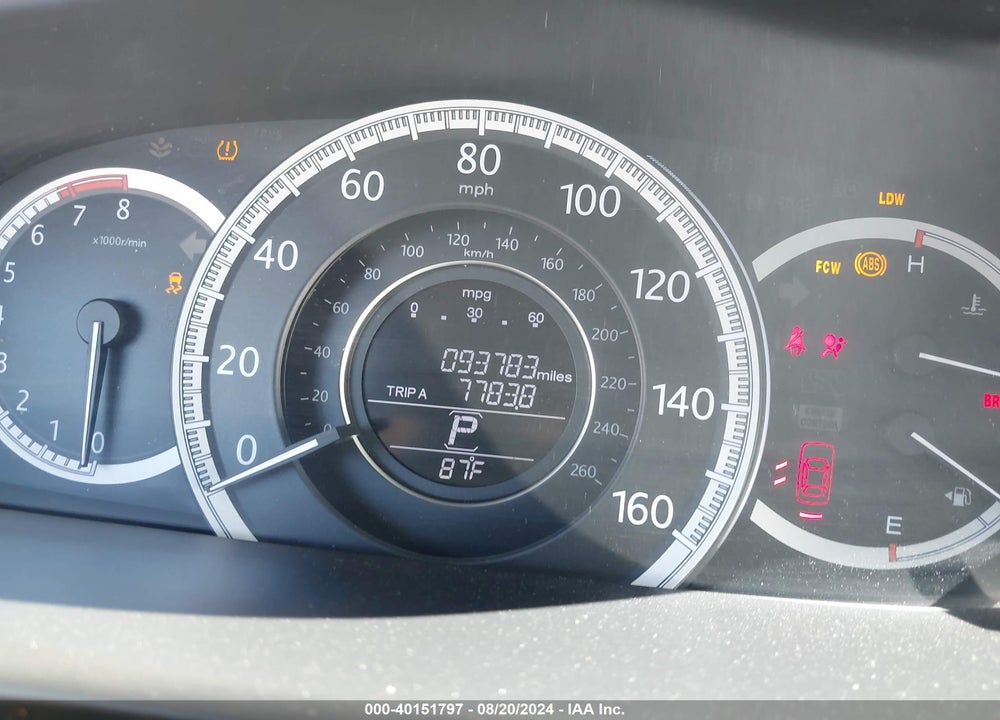 2015 HONDA ACCORD EX-L VIN: 1HGCR2F82FA160848