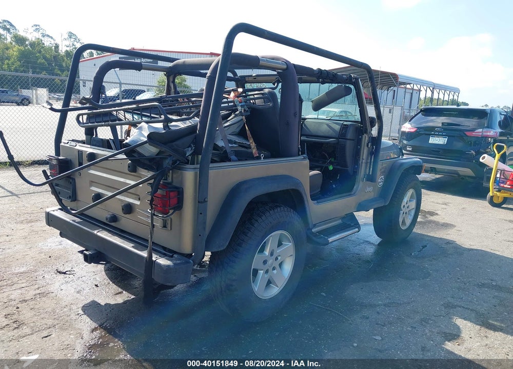 2002 JEEP WRANGLER SPORT VIN: 1J4FA49S02P772263