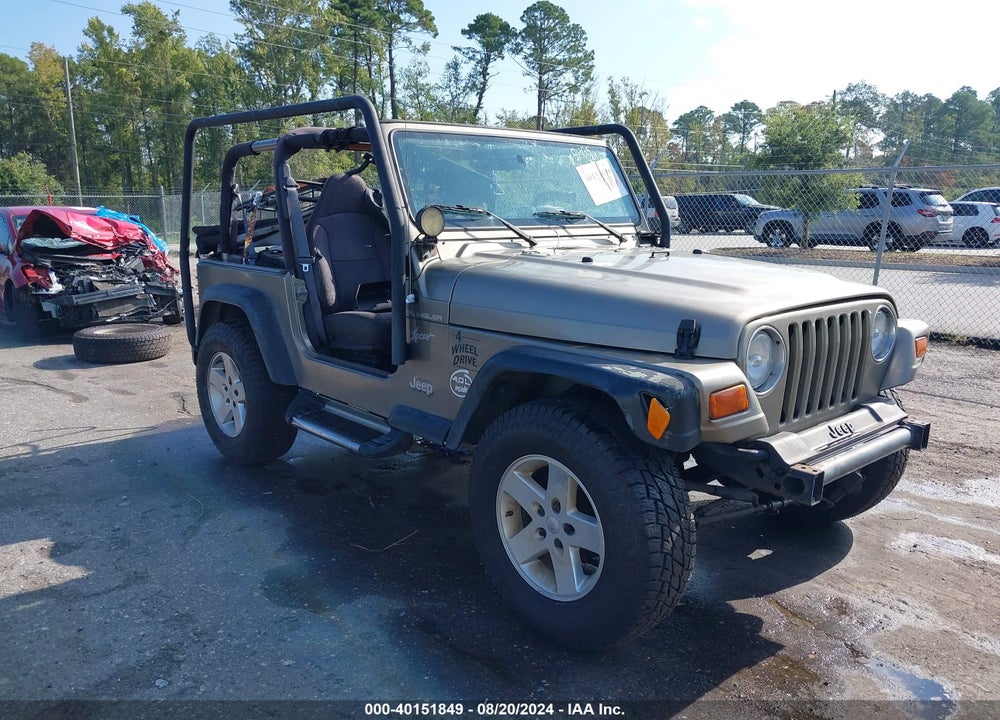 2002 JEEP WRANGLER SPORT VIN: 1J4FA49S02P772263