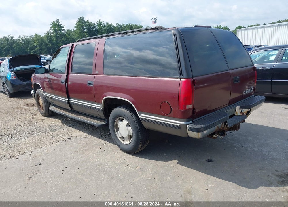 1999 CHEVROLET SUBURBAN 1500 LT VIN: 1GNFK16R3XJ432898