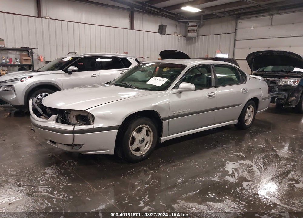 2002 CHEVROLET IMPALA LS VIN: 2G1WH55KX29224257