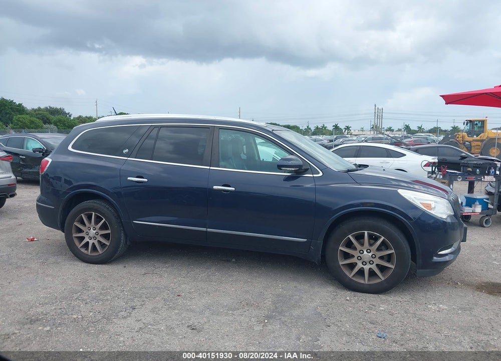 2016 BUICK ENCLAVE LEATHER VIN: 5GAKVBKD9GJ340274