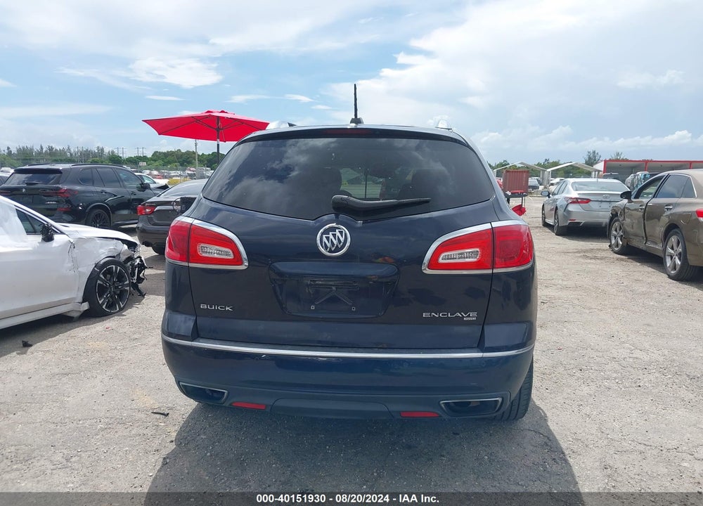 2016 BUICK ENCLAVE LEATHER VIN: 5GAKVBKD9GJ340274