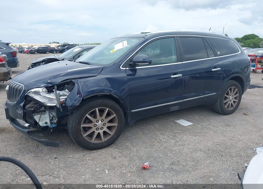 2016 BUICK ENCLAVE LEATHER VIN: 5GAKVBKD9GJ340274