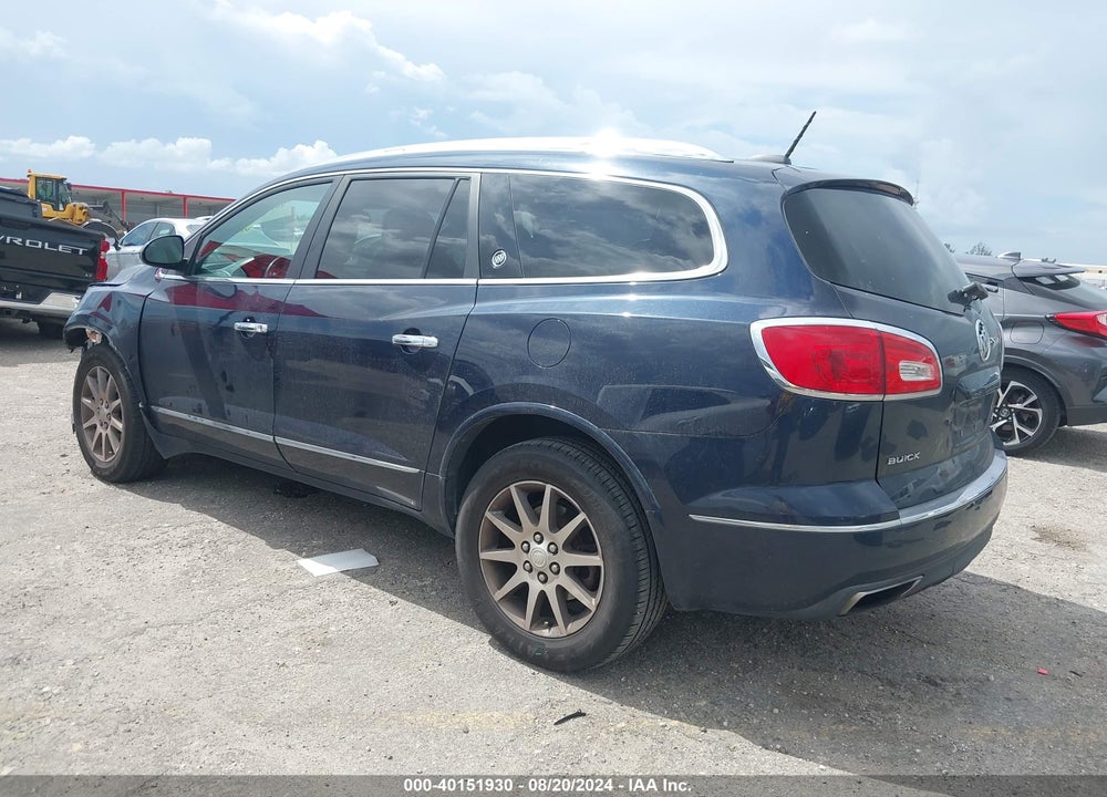 2016 BUICK ENCLAVE LEATHER VIN: 5GAKVBKD9GJ340274