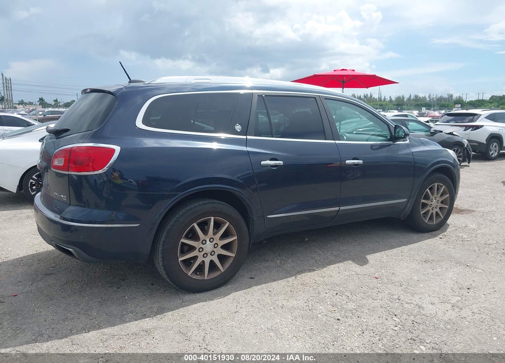 2016 BUICK ENCLAVE LEATHER VIN: 5GAKVBKD9GJ340274