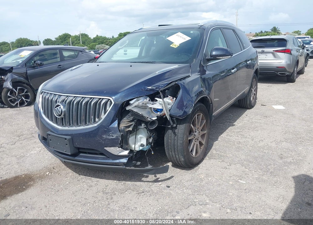 2016 BUICK ENCLAVE LEATHER VIN: 5GAKVBKD9GJ340274
