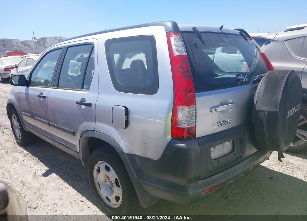 2006 HONDA CR-V LX VIN: JHLRD68586C008176