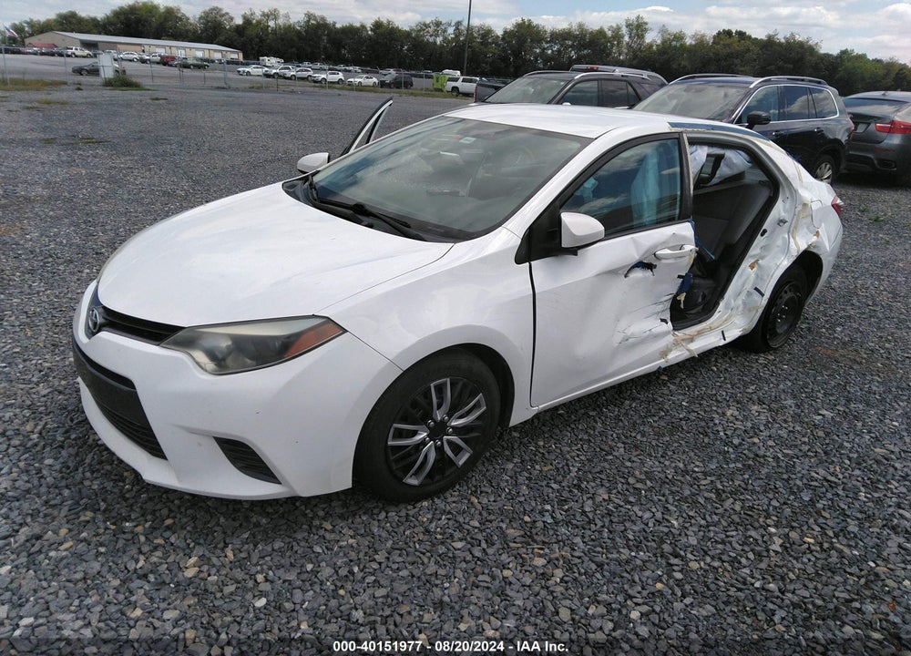 2016 TOYOTA COROLLA LE VIN: 2T1BURHE8GC598159