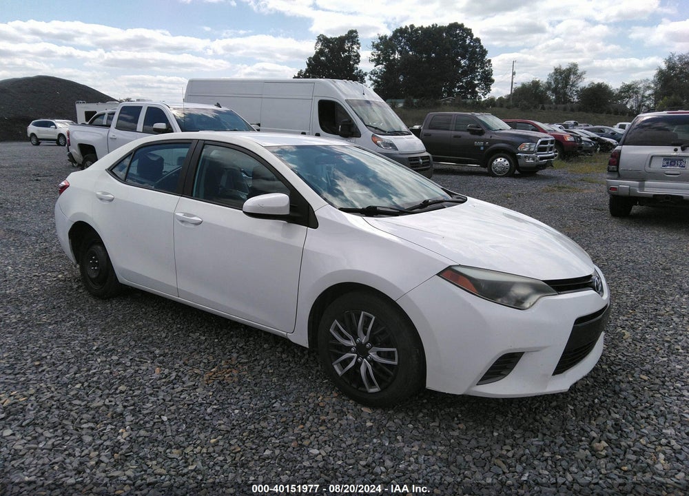 2016 TOYOTA COROLLA LE VIN: 2T1BURHE8GC598159