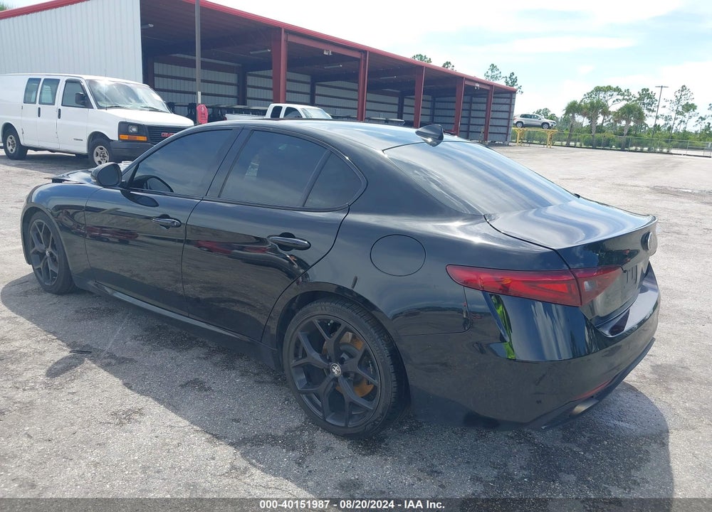 2019 ALFA ROMEO GIULIA RWD VIN: ZARFAMAN8K7622922
