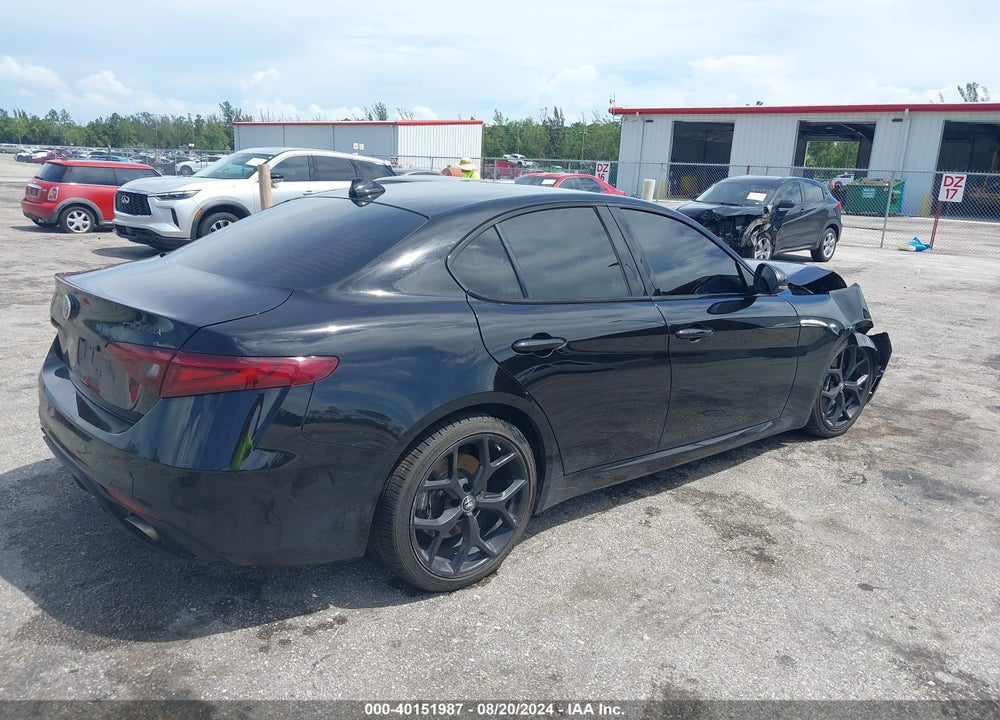 2019 ALFA ROMEO GIULIA RWD VIN: ZARFAMAN8K7622922