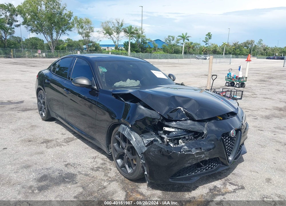 2019 ALFA ROMEO GIULIA RWD VIN: ZARFAMAN8K7622922