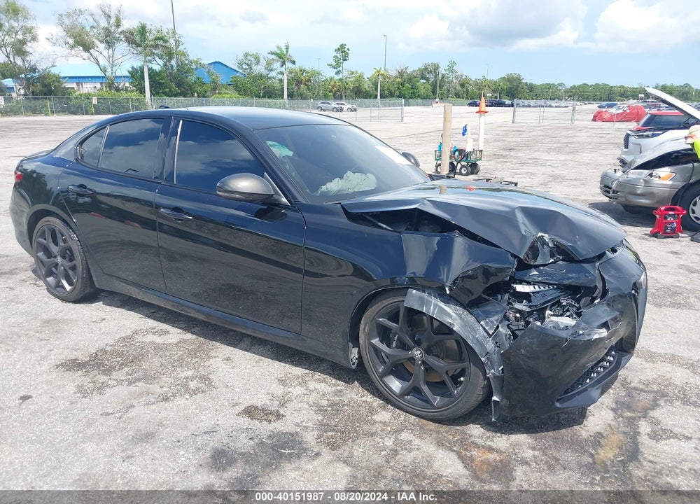 2019 ALFA ROMEO GIULIA RWD VIN: ZARFAMAN8K7622922