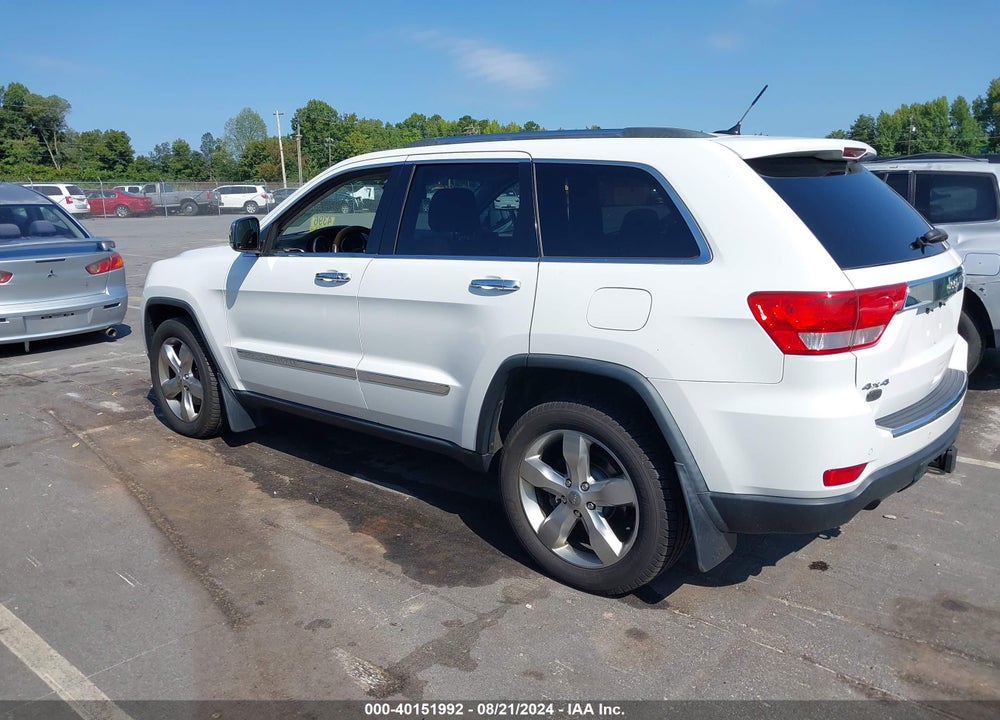 2013 JEEP GRAND CHEROKEE OVERLAND VIN: 1C4RJFCT1DC523786
