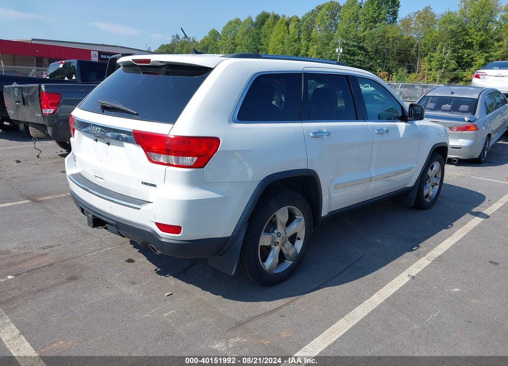 2013 JEEP GRAND CHEROKEE OVERLAND VIN: 1C4RJFCT1DC523786