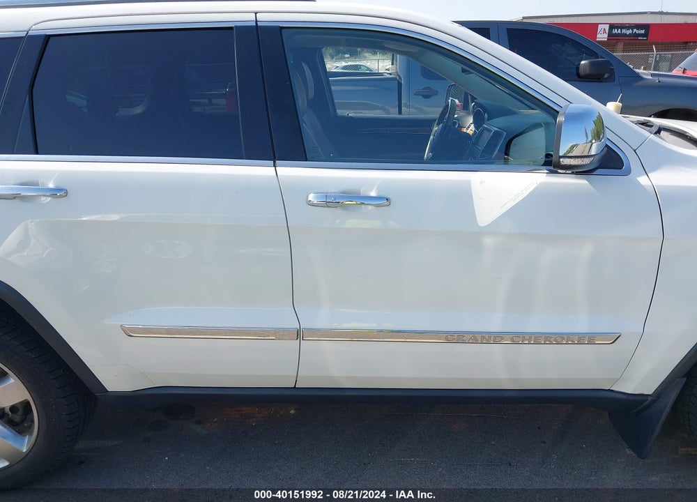 2013 JEEP GRAND CHEROKEE OVERLAND VIN: 1C4RJFCT1DC523786