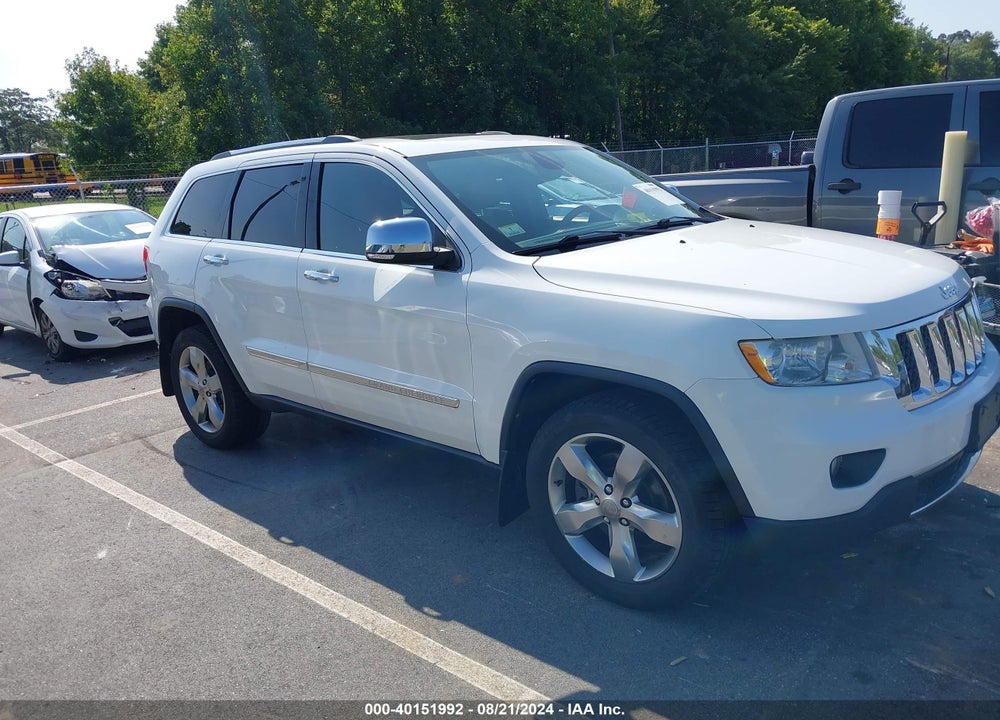 2013 JEEP GRAND CHEROKEE OVERLAND VIN: 1C4RJFCT1DC523786