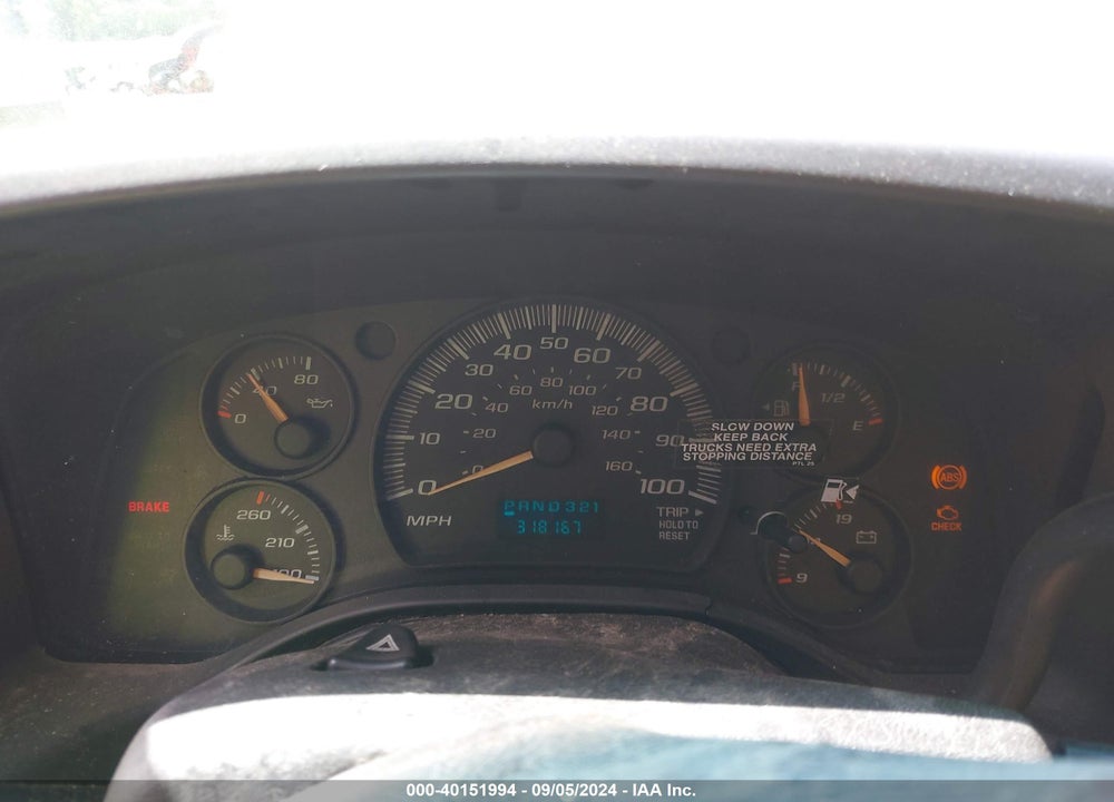 2004 GMC SAVANA CUTAWAY STANDARD W/C7A VIN: 1GDHG31UX41904581