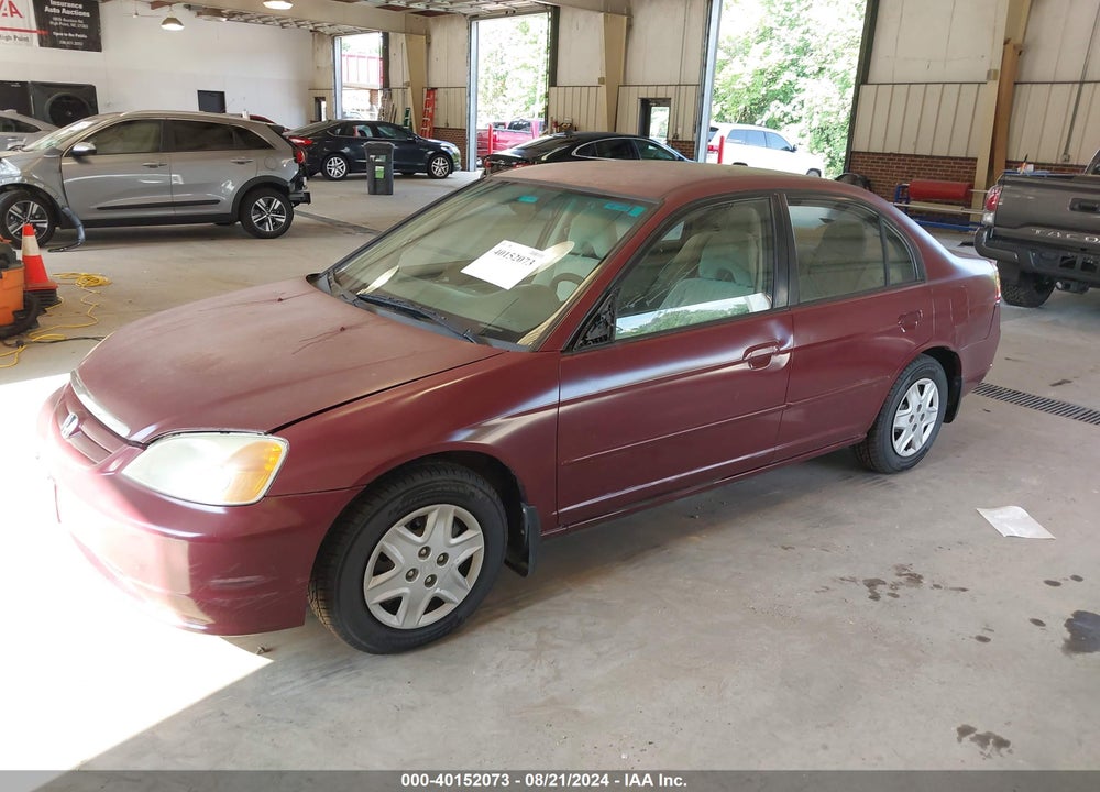2003 HONDA CIVIC LX VIN: 2HGES15513H596280