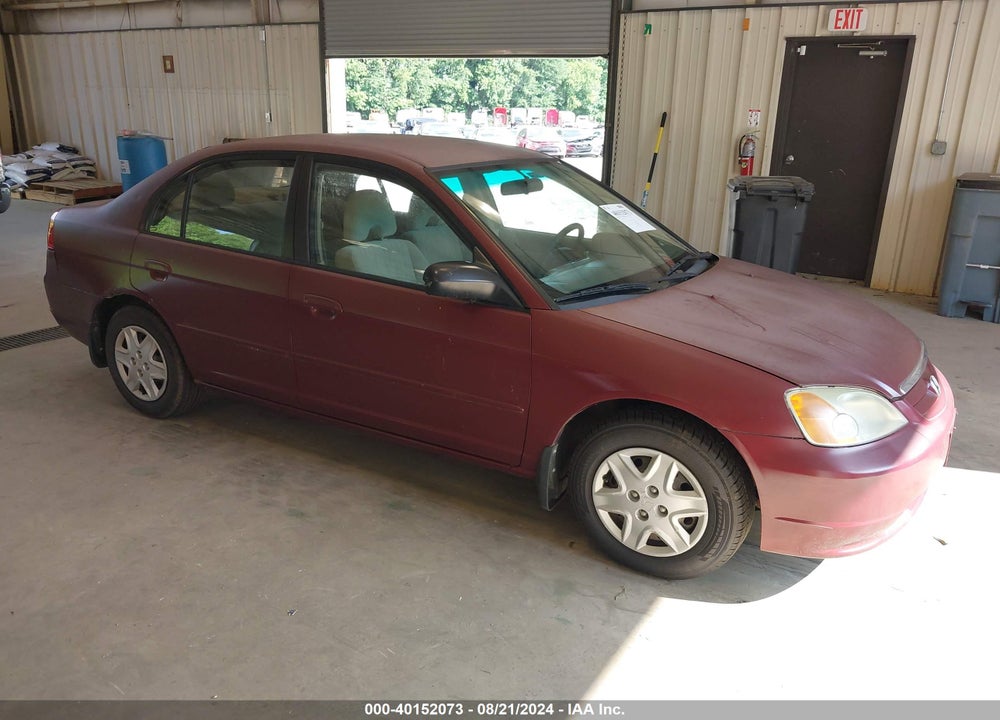 2003 HONDA CIVIC LX VIN: 2HGES15513H596280
